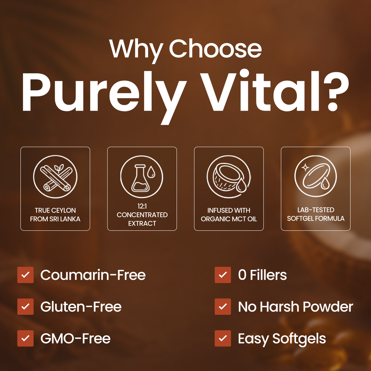 Why choose Purely Vital Ceylon Cinnamon